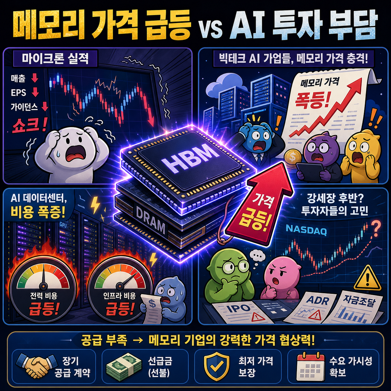 빅테크의 메모리 집중 견제 시작? 증시 분위기 반전될까 내용을 설명하는 본문 이미지