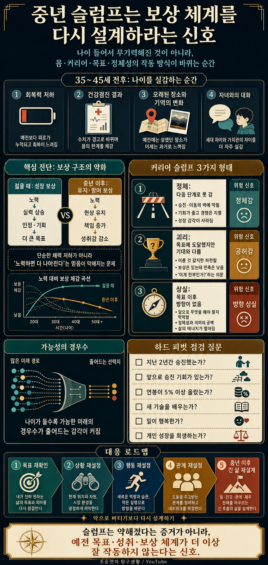 🎬 중년 슬럼프? 나이 들어서 무기력해지지 않으려면 준비할 것들 내용을 설명하는 본문 이미지
