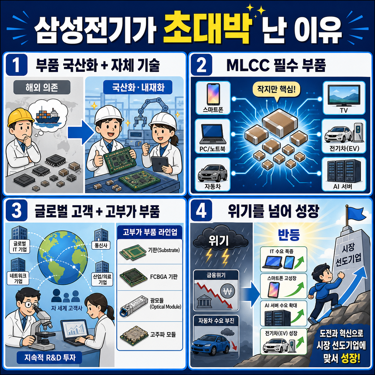 삼성 ''전기''가 초대박 난 이유? 이 회사가 뭐 하는 곳인지 알면 딱 보입니다 [얼렁뚱땅기업사] 내용을 설명하는 본문 이미지