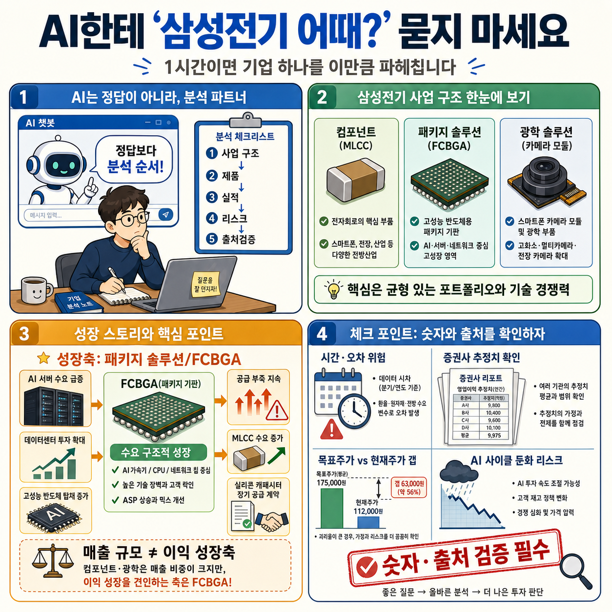 AI한테 ''삼성전기 어때?'' 묻지 마세요 내용을 설명하는 본문 이미지