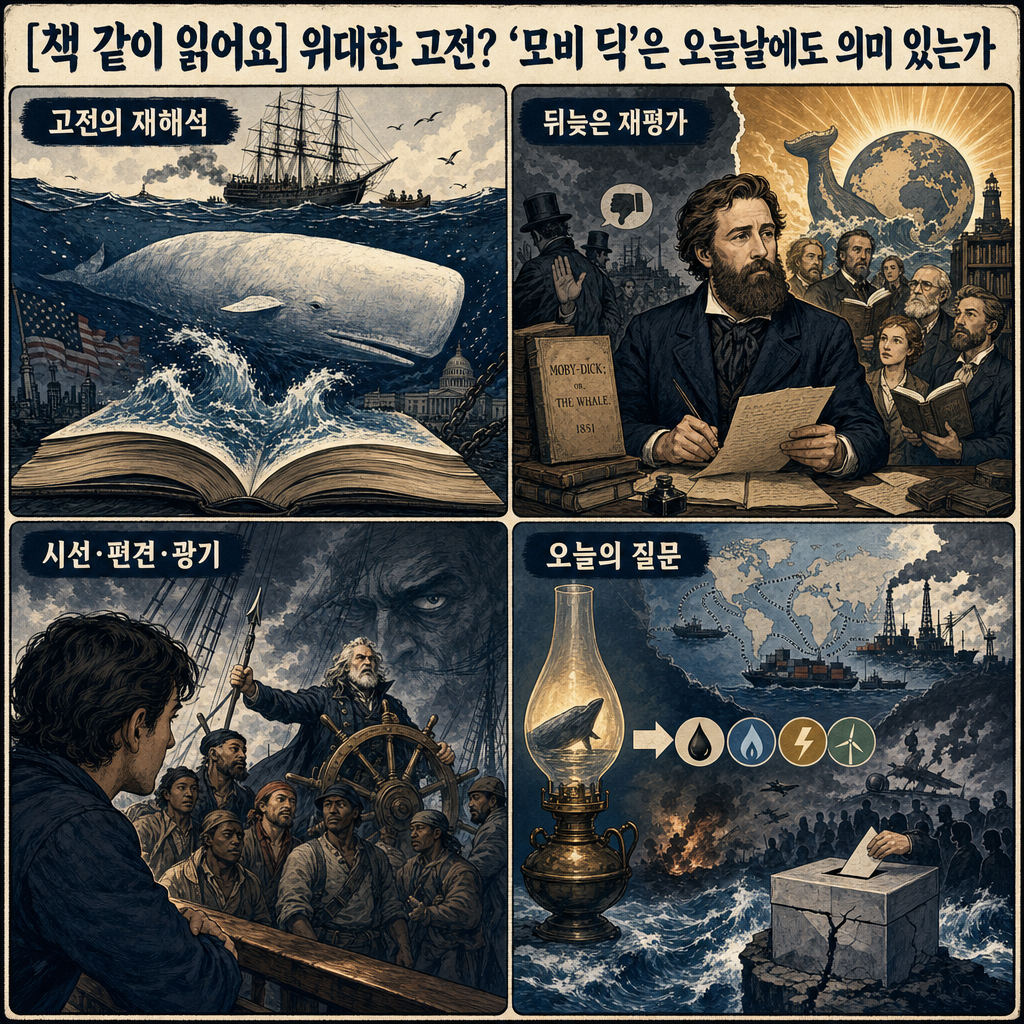 [책 같이 읽어요] 위대한 고전? ''모비 딕''은 오늘날에도 의미 있는가 내용을 설명하는 본문 이미지