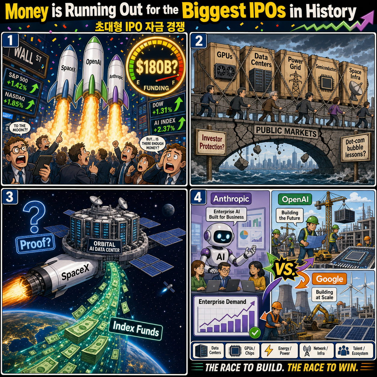 Money is Running Out for the Biggest IPOs in History 내용을 설명하는 본문 이미지