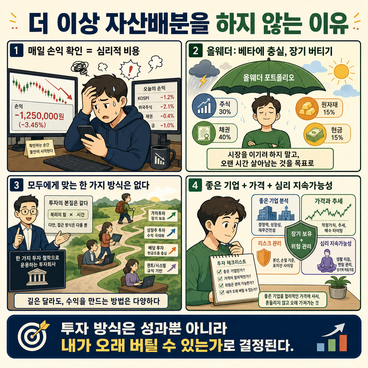 더 이상 자산배분을 하지 않는 이유 내용을 설명하는 본문 이미지