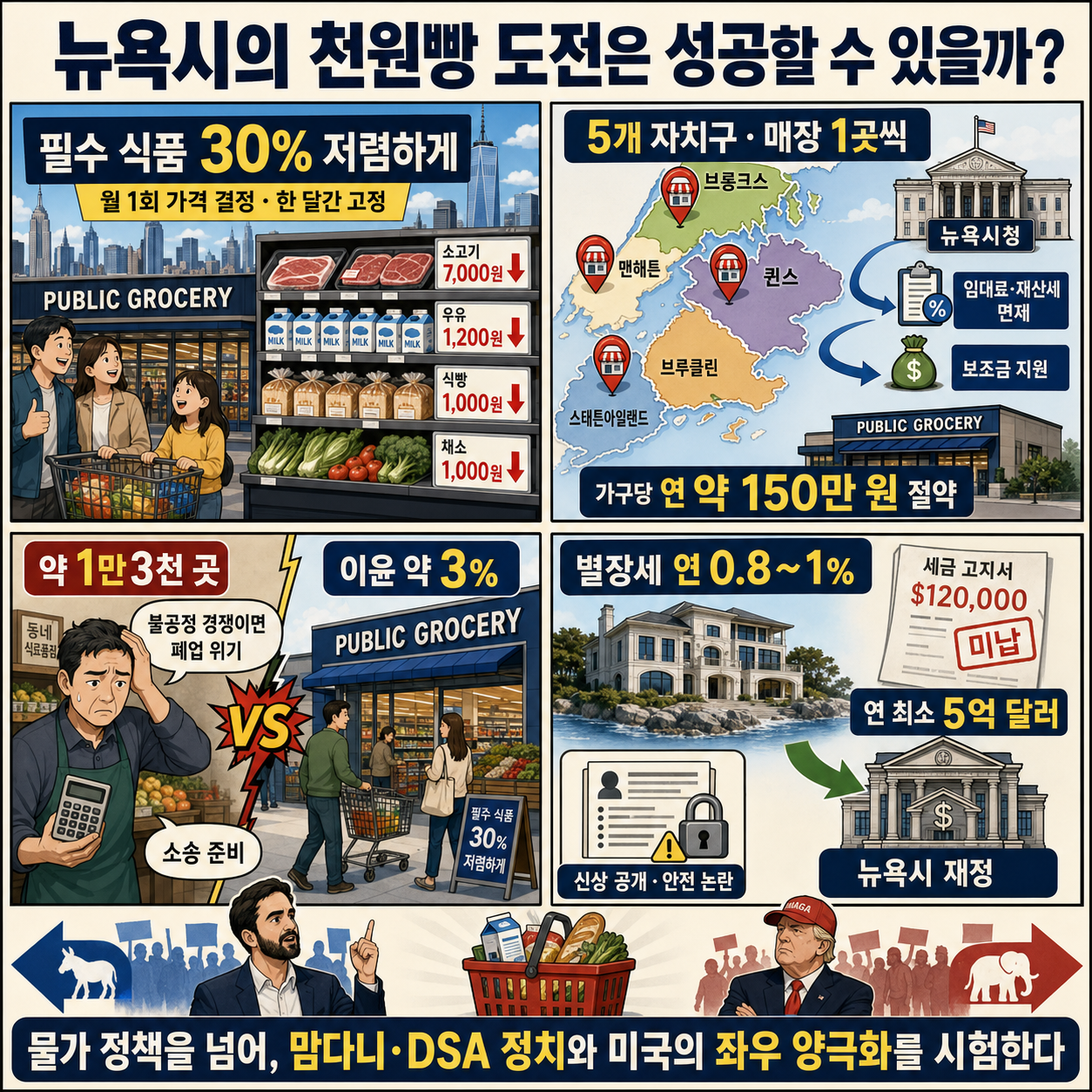 뉴욕시의 천원빵 도전은 성공할 수 있을까? 내용을 설명하는 본문 이미지