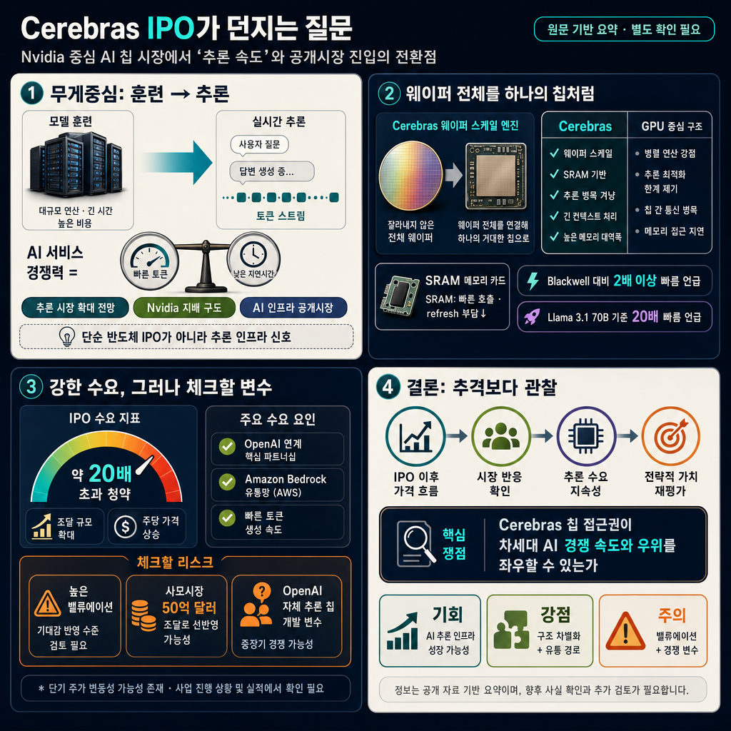 Nobody Understands How Big This Is (Cerebras IPO) 내용을 설명하는 본문 이미지