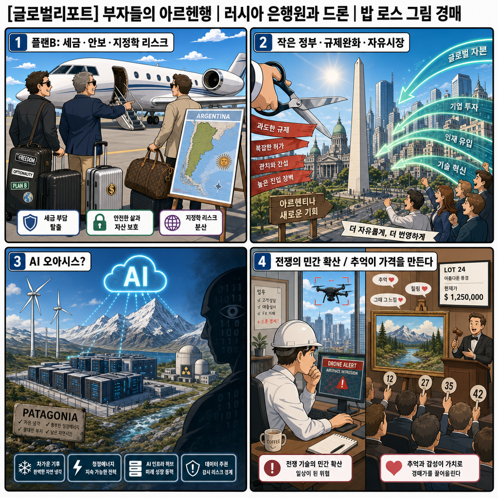 [글로벌리포트] 부자들의 아르헨행 내용을 설명하는 본문 이미지