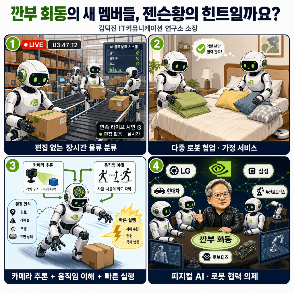 깐부 회동의 새 멤버들, 젠슨황의 힌트일까요? - 김덕진 IT커뮤니케이션 연구소 소장 내용을 설명하는 본문 이미지