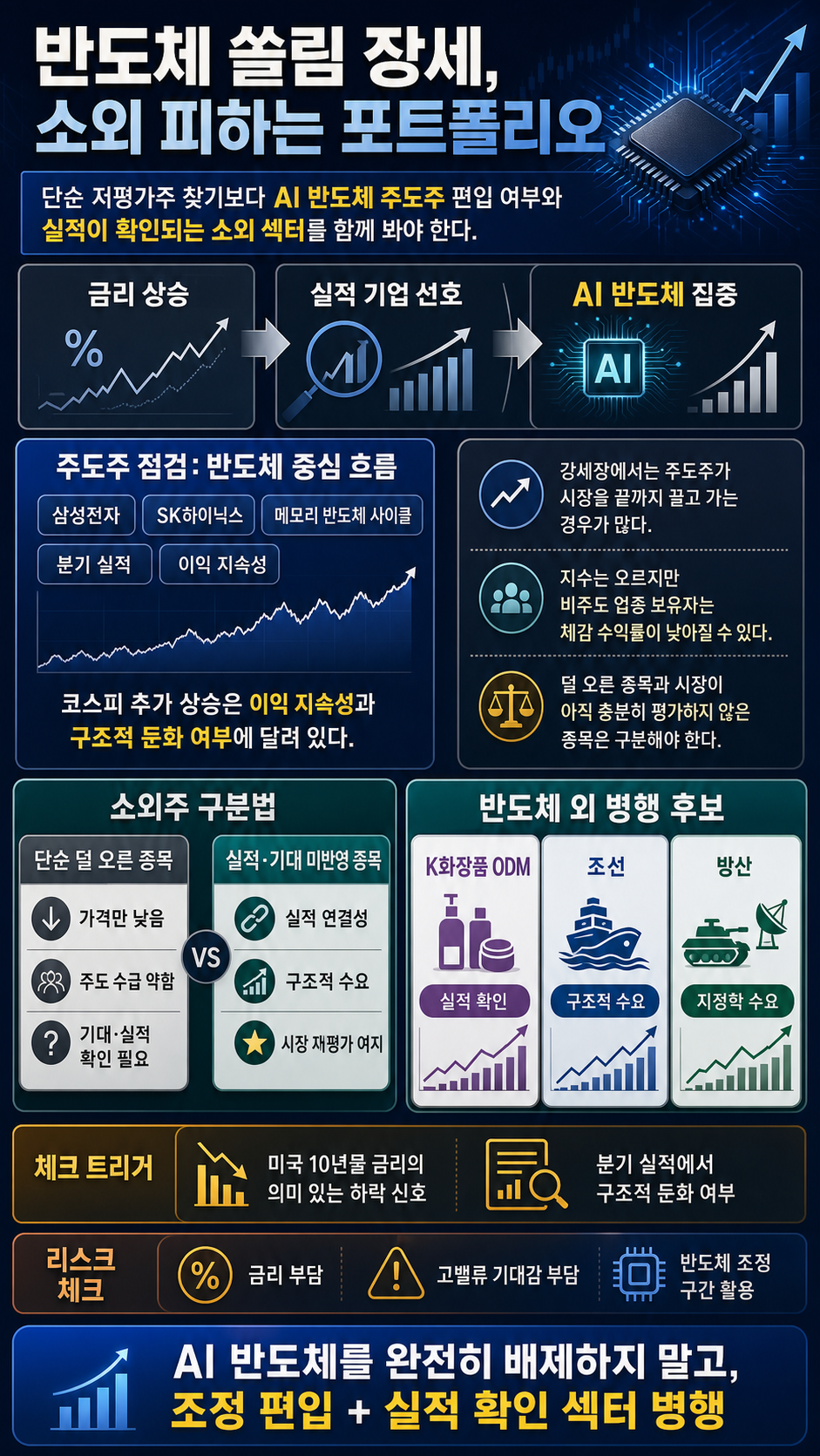 반도체 쏠림 장세 소외 안 당하려면 이 종목 타라 내용을 설명하는 본문 이미지