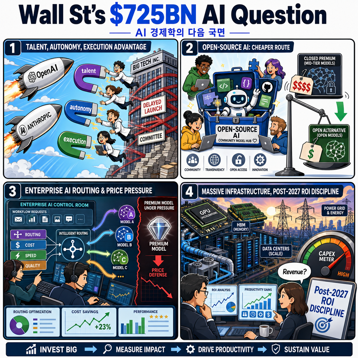 Wall St''s $725BN AI Question 내용을 설명하는 본문 이미지