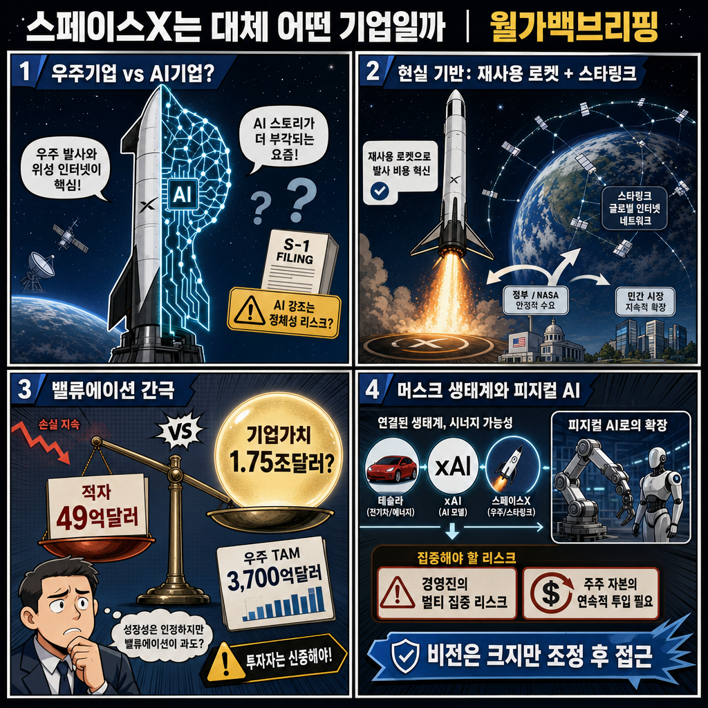 스페이스X는 대체 어떤 기업일까 내용을 설명하는 본문 이미지