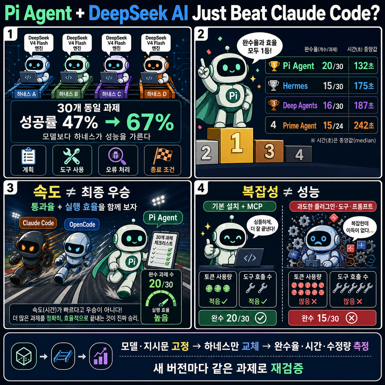 Pi Agent + DeepSeek AI Just Beat Claude Code? 내용을 설명하는 본문 이미지