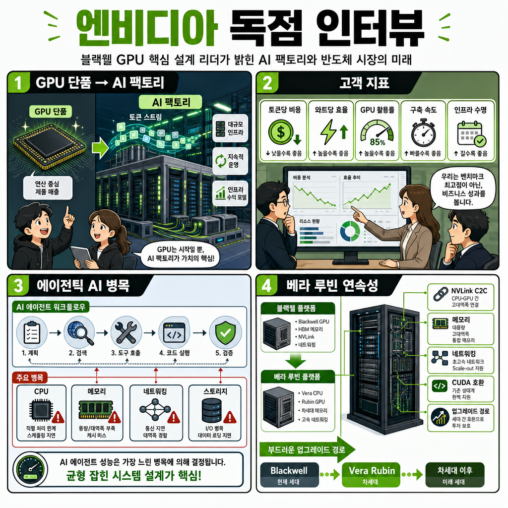 엔비디아 독점 인터뷰 내용을 설명하는 본문 이미지