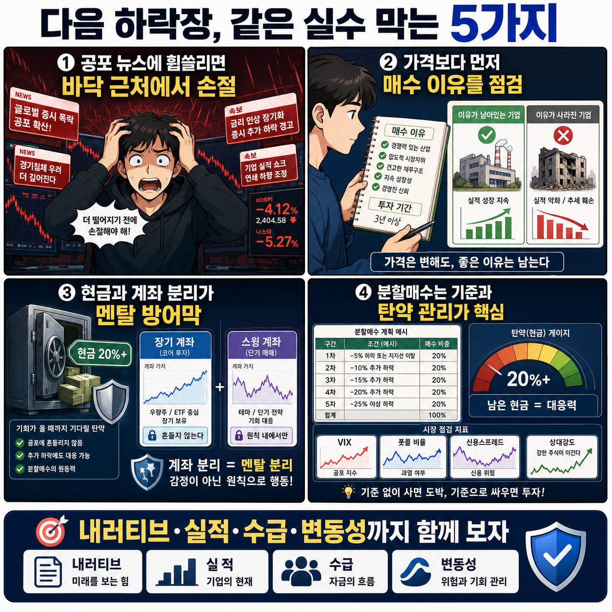 이 5가지를 모르면 다음 하락에도 "똑같이" 당합니다 내용을 설명하는 본문 이미지