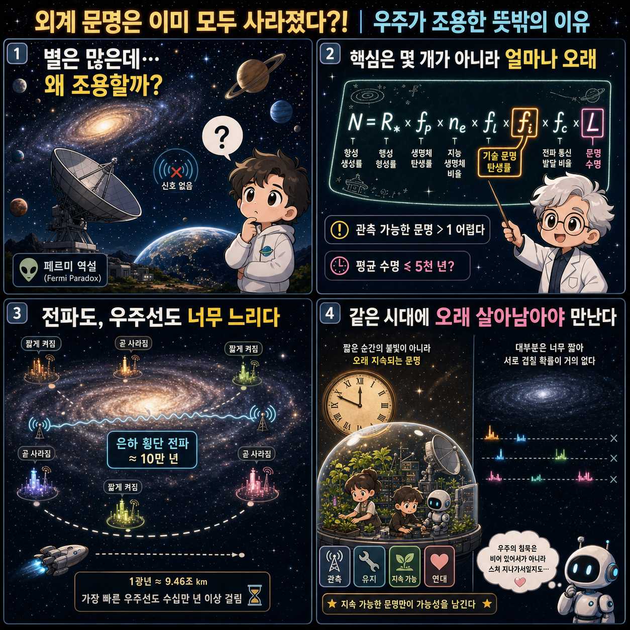 외계 문명은 이미 모두 사라졌다?! 내용을 설명하는 본문 이미지