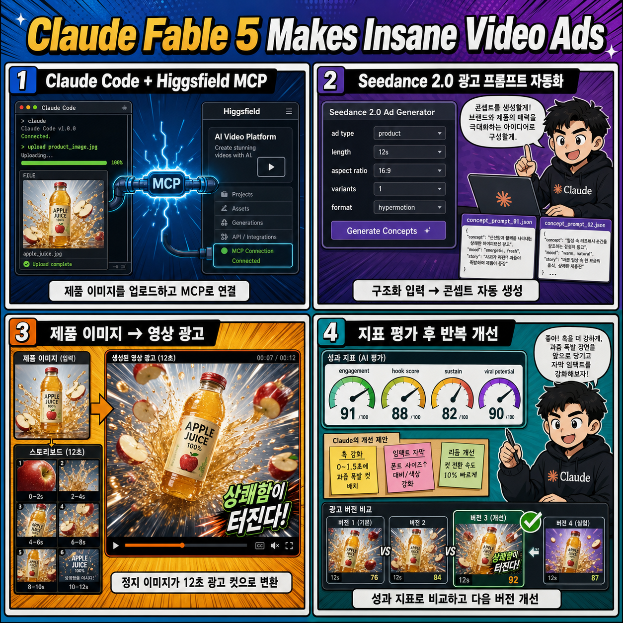 Claude Fable 5 Makes Insane Video Ads 내용을 설명하는 본문 이미지
