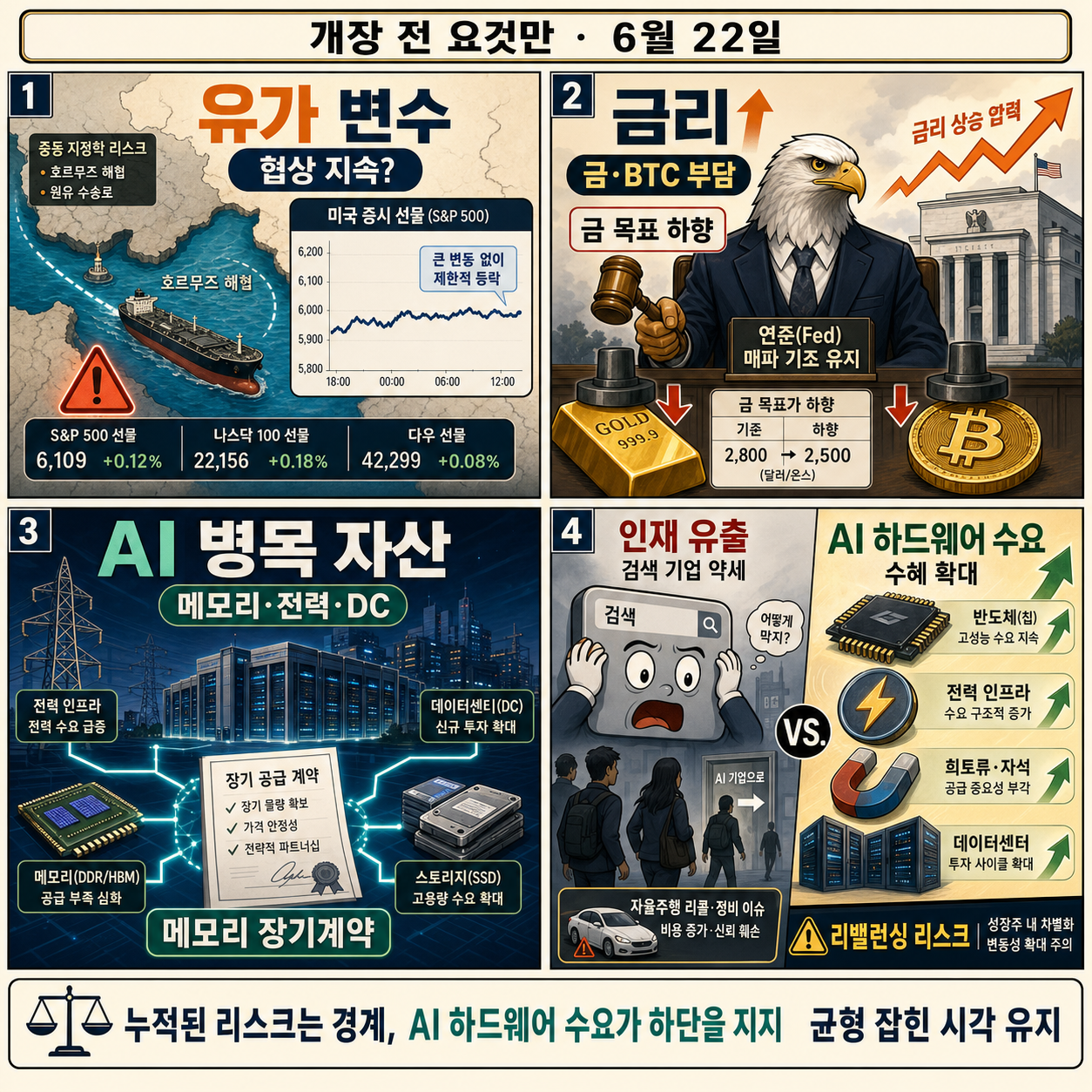 [빈난새의 개장전요것만-6월22일] 인재 빼앗기는 구글 내용을 설명하는 본문 이미지