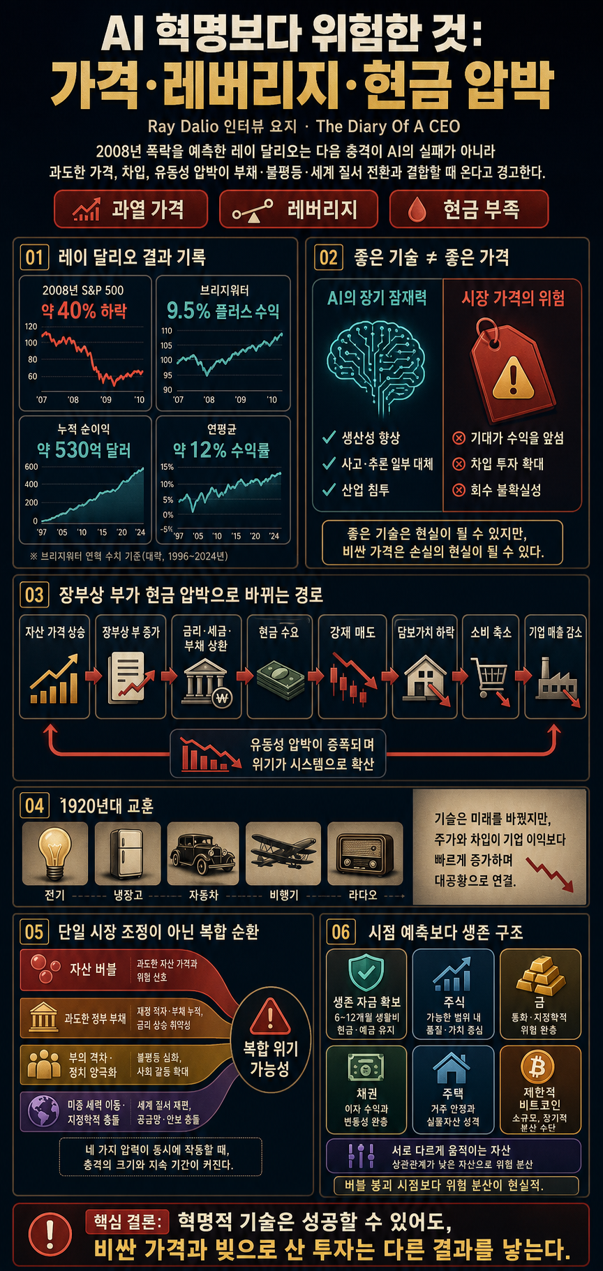 Ray Dalio: I Predicted The 2008 CRASH, I Know What Comes Next! 내용을 설명하는 본문 이미지
