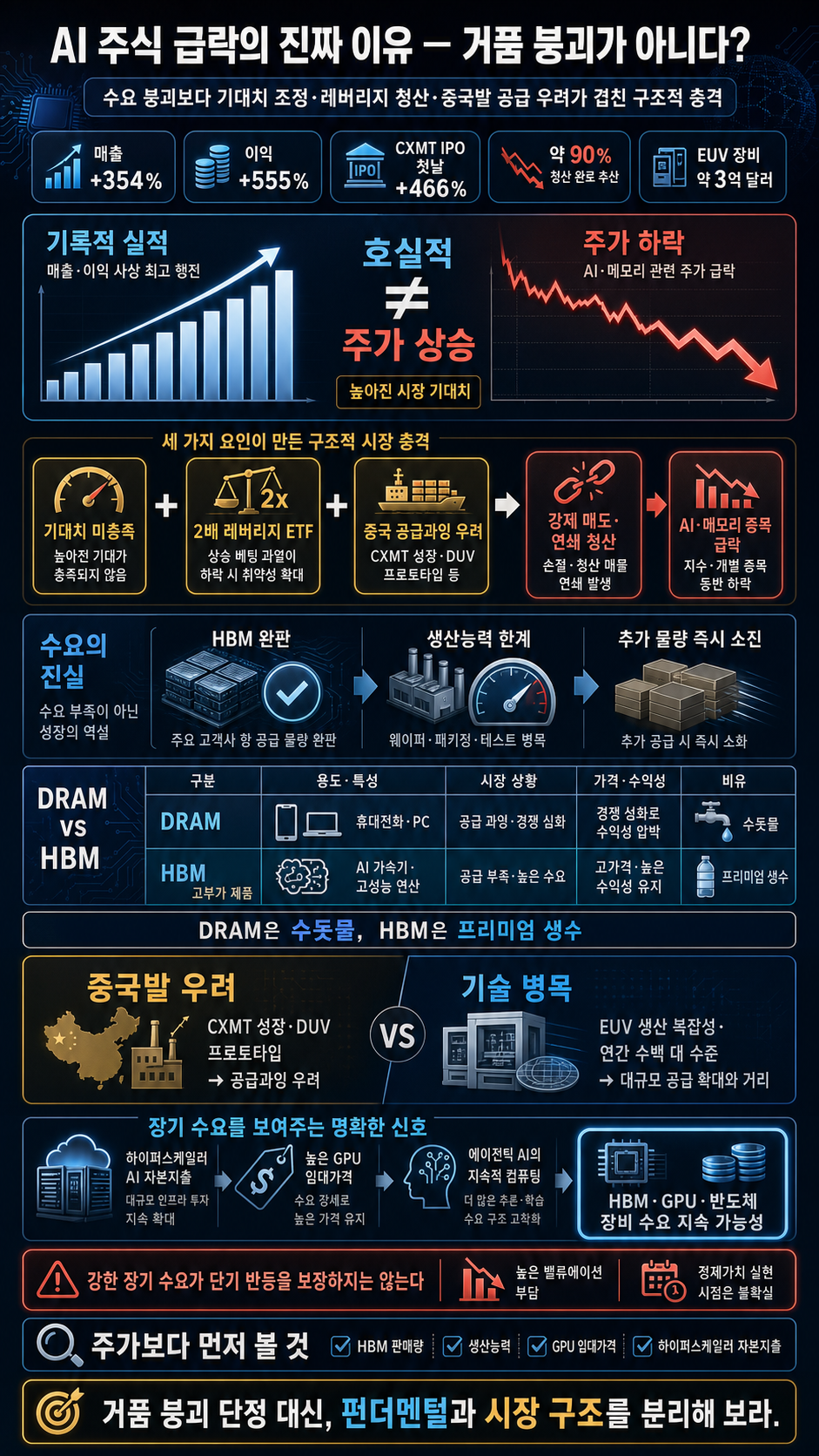 The Real Reason AI Stocks Are Crashing (Not the Bubble!) 내용을 설명하는 본문 이미지