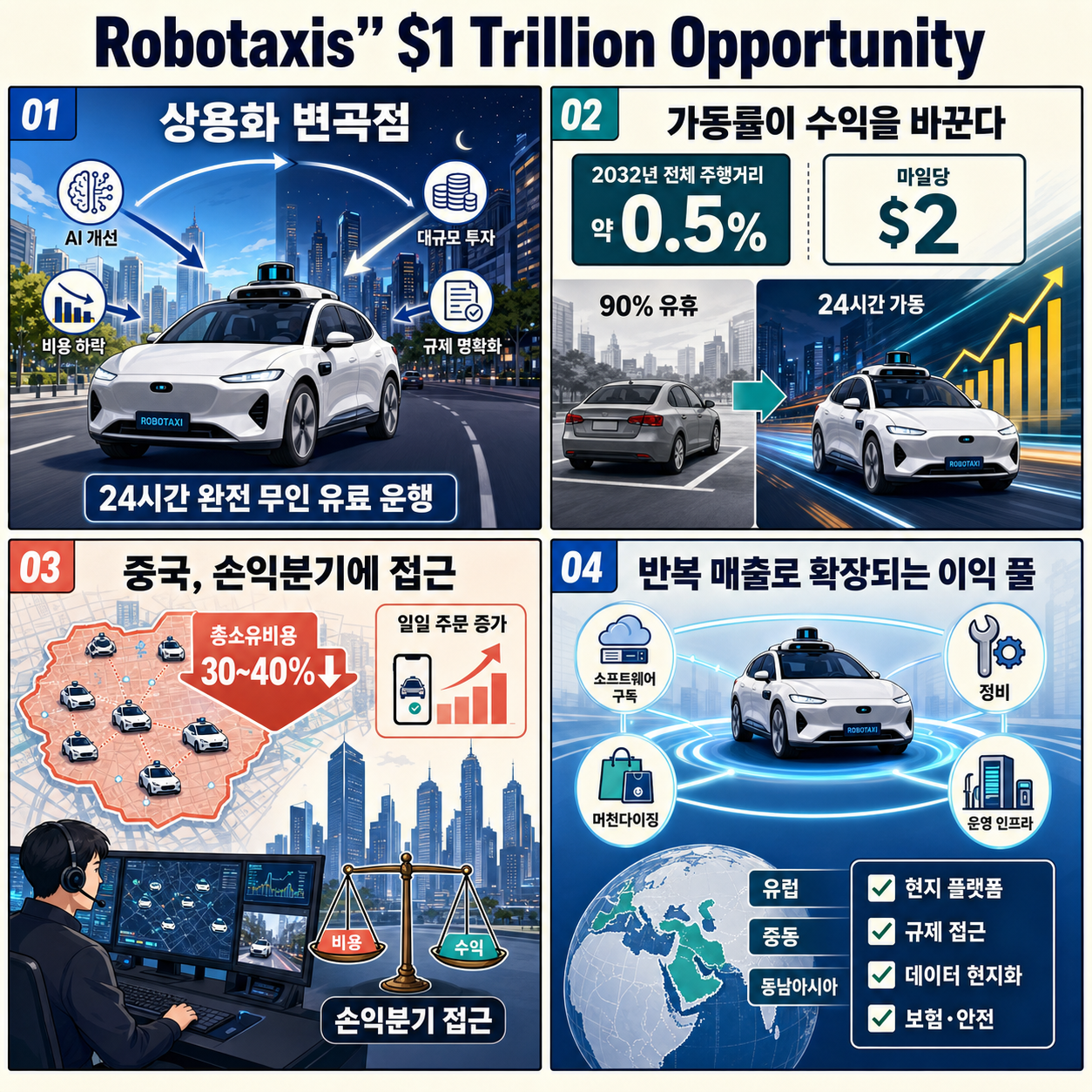 Robotaxis'' $1 Trillion Opportunity 내용을 설명하는 본문 이미지