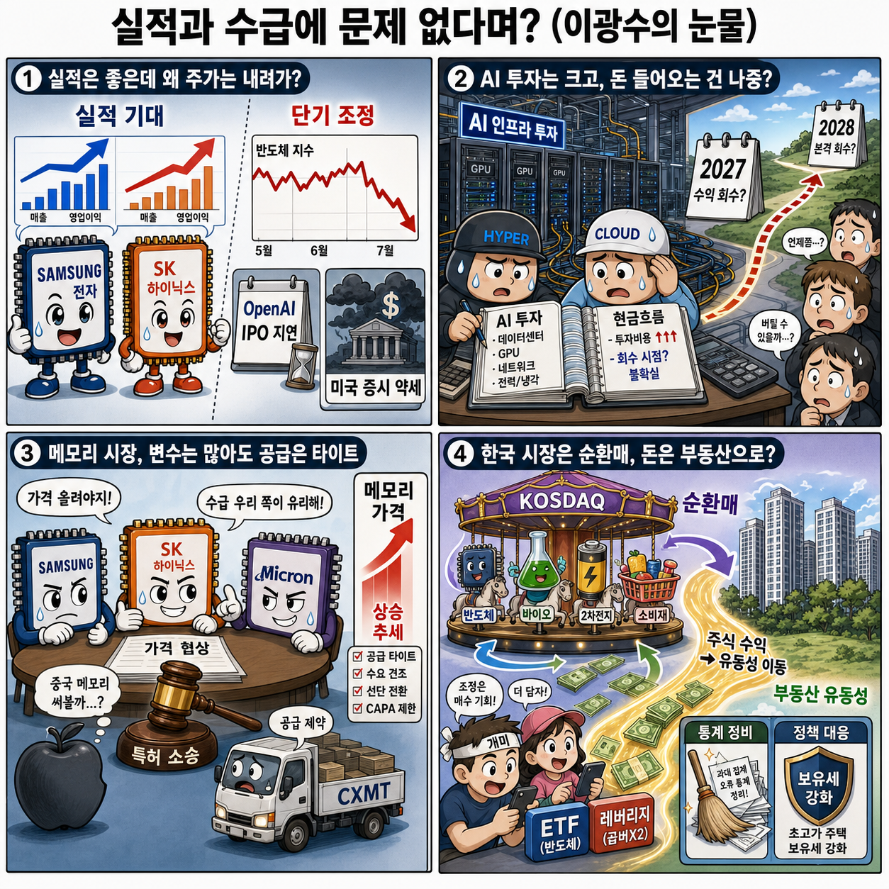 실적과 수급에 문제 없다며? (이광수의 눈물) [코너별 다시보기 - 260629] 내용을 설명하는 본문 이미지