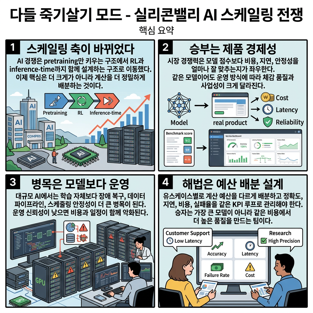 다들 죽기살기 모드" (실리콘밸리) 내용을 설명하는 본문 이미지