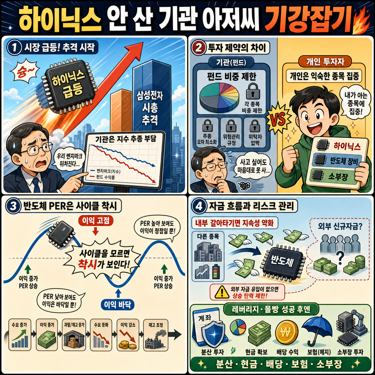 하이닉스 안 산 기관 아저씨 기강잡기 내용을 설명하는 본문 이미지