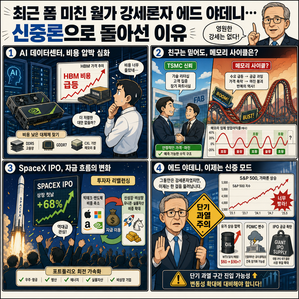 최근 폼 미친 월가 강세론자 에드 야데니..그가 신중론으로 돌아선 이유는 내용을 설명하는 본문 이미지