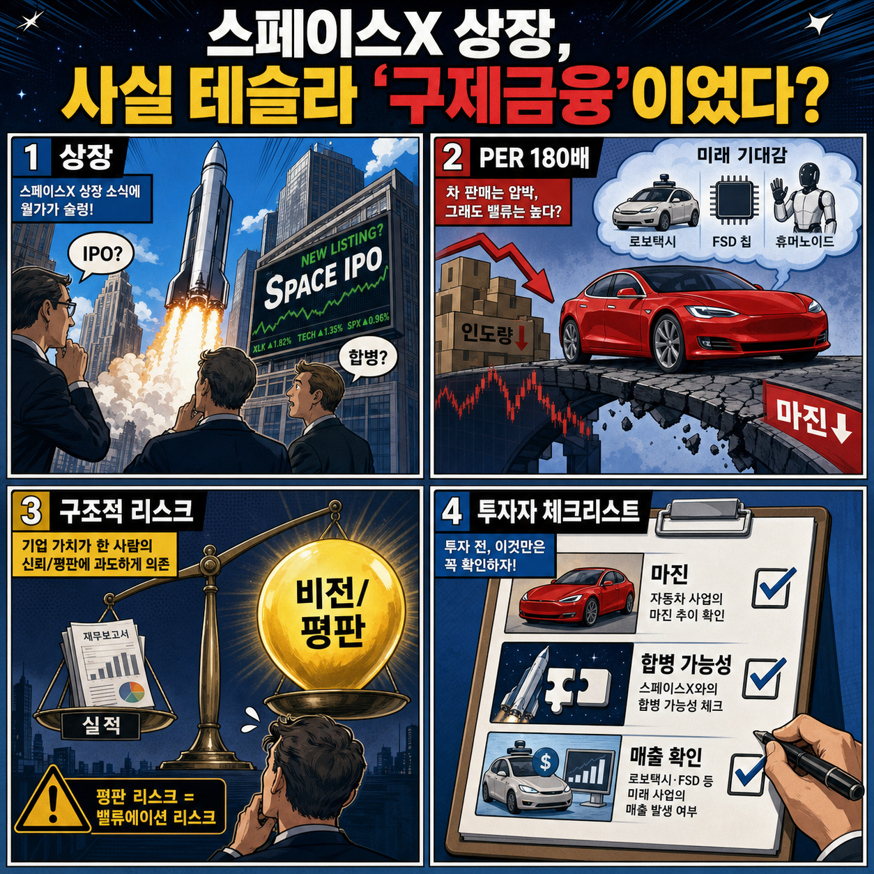 스페이스X 상장, 사실 테슬라 ''구제금융''이었다? [시총 10대 기업] 내용을 설명하는 본문 이미지