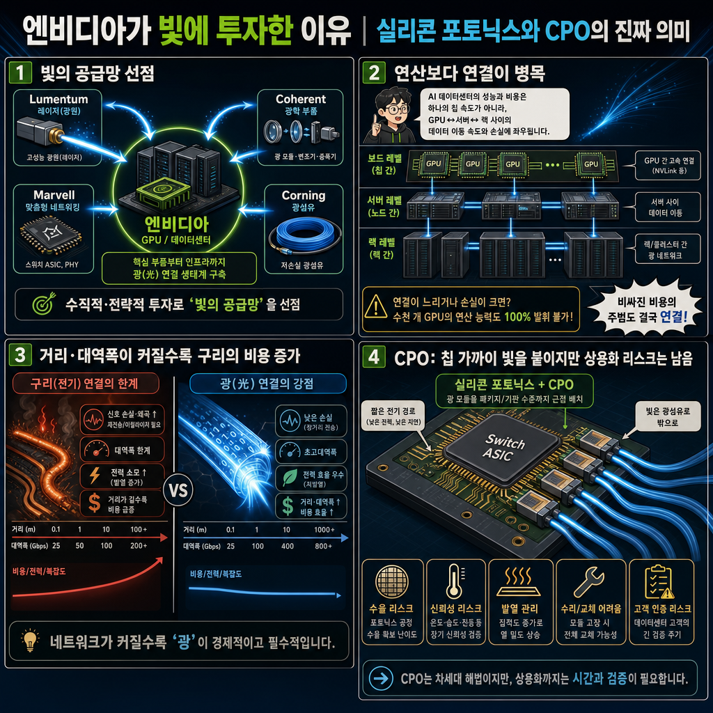 엔비디아가 빛에 투자한 이유 내용을 설명하는 본문 이미지