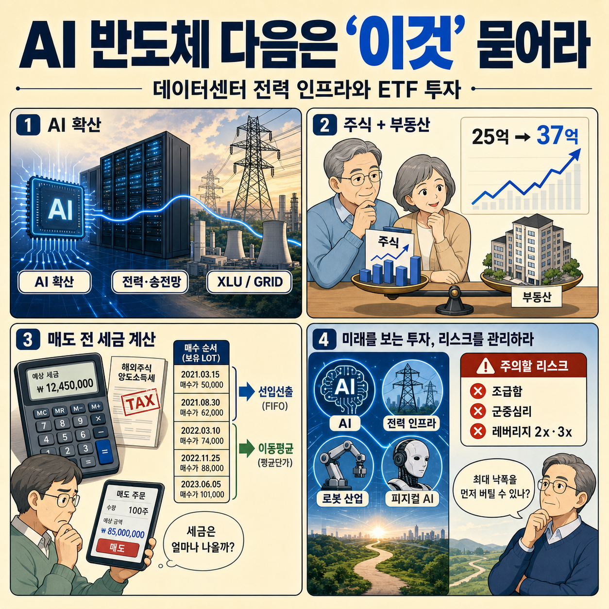AI 반도체 다음은 ''이것'' 묻어라" 37억 파이어족이 선택한 미국 ETF 내용을 설명하는 본문 이미지