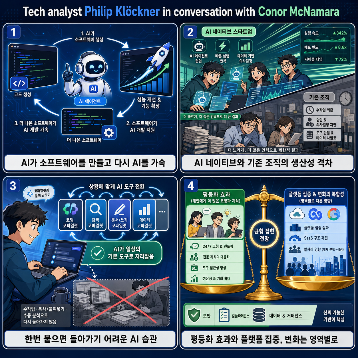 Tech analyst Philip Klöckner in conversation with Conor McNamara 내용을 설명하는 본문 이미지
