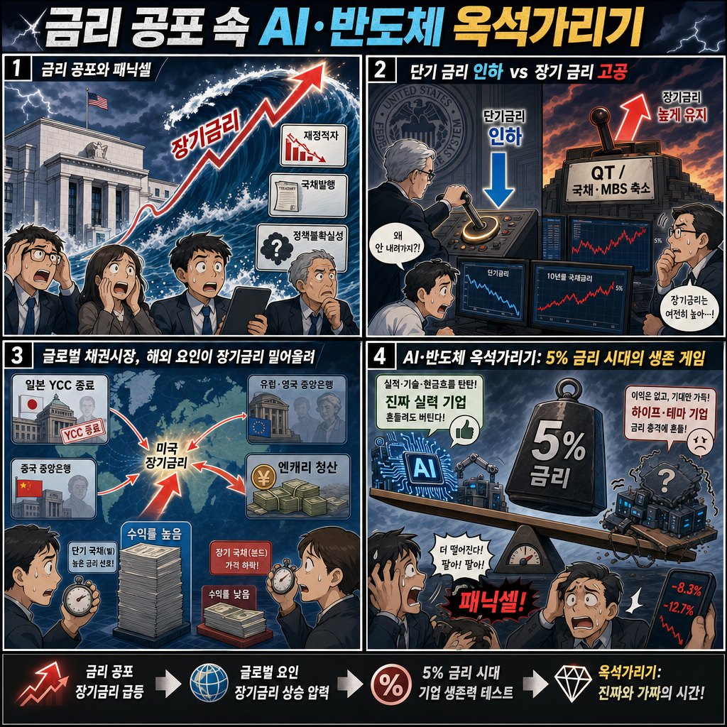 [통합본] "결국 금리 공포에 ''패닉셀''" AI·반도체 어디까지 흔들릴까, 케빈워시발 미 금리인상론의 진짜 실체 / 교양이를 부탁해 내용을 설명하는 본문 이미지