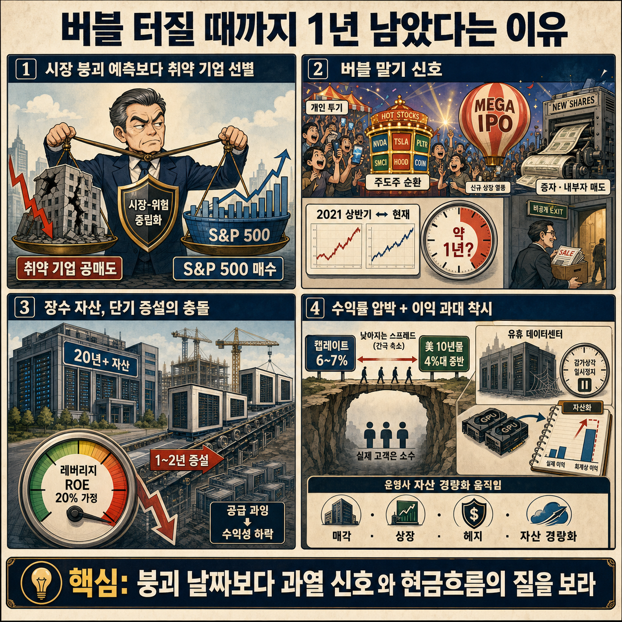 버블 터질 때까지 1년 남았다는 이유 내용을 설명하는 본문 이미지