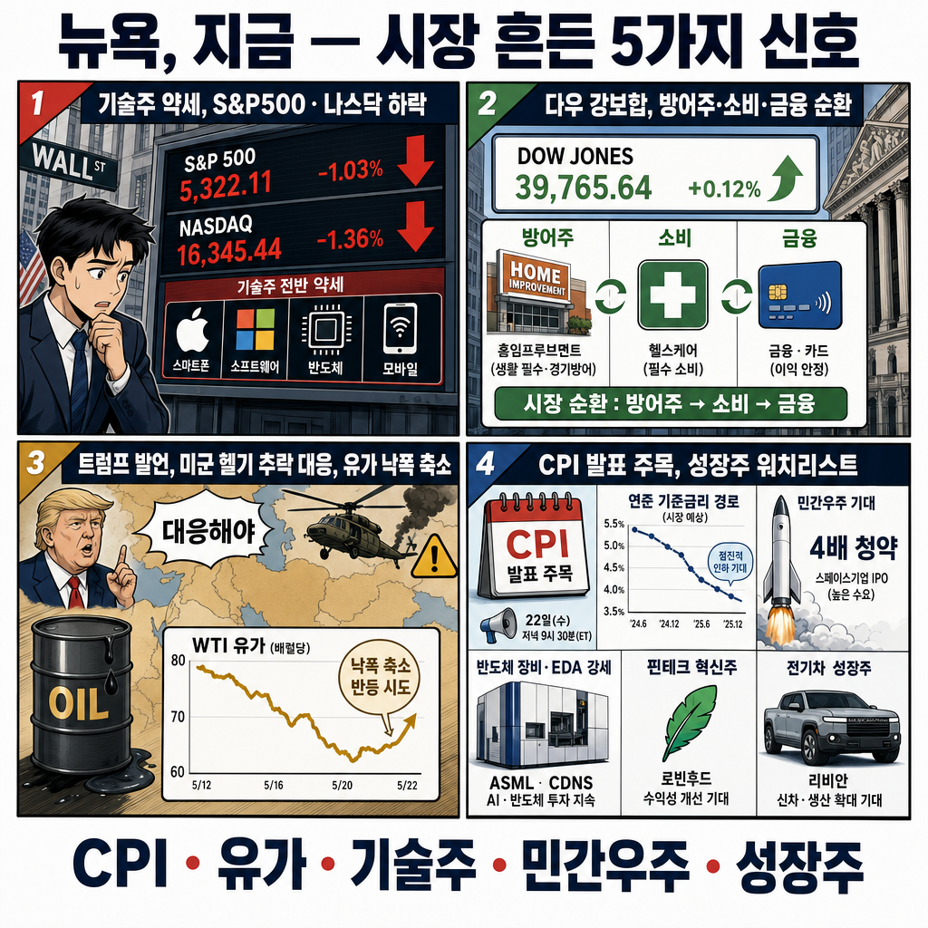 [김종학의 뉴욕, 지금-6월10일] 트럼프, 미군 헬기 추락에 "대응해야"..유가 낙폭 축소 내용을 설명하는 본문 이미지
