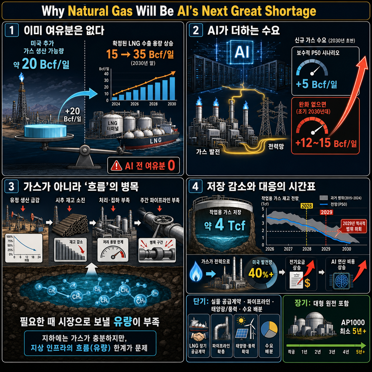 Why Natural Gas Will Be AI''s Next Great Shortage 내용을 설명하는 본문 이미지