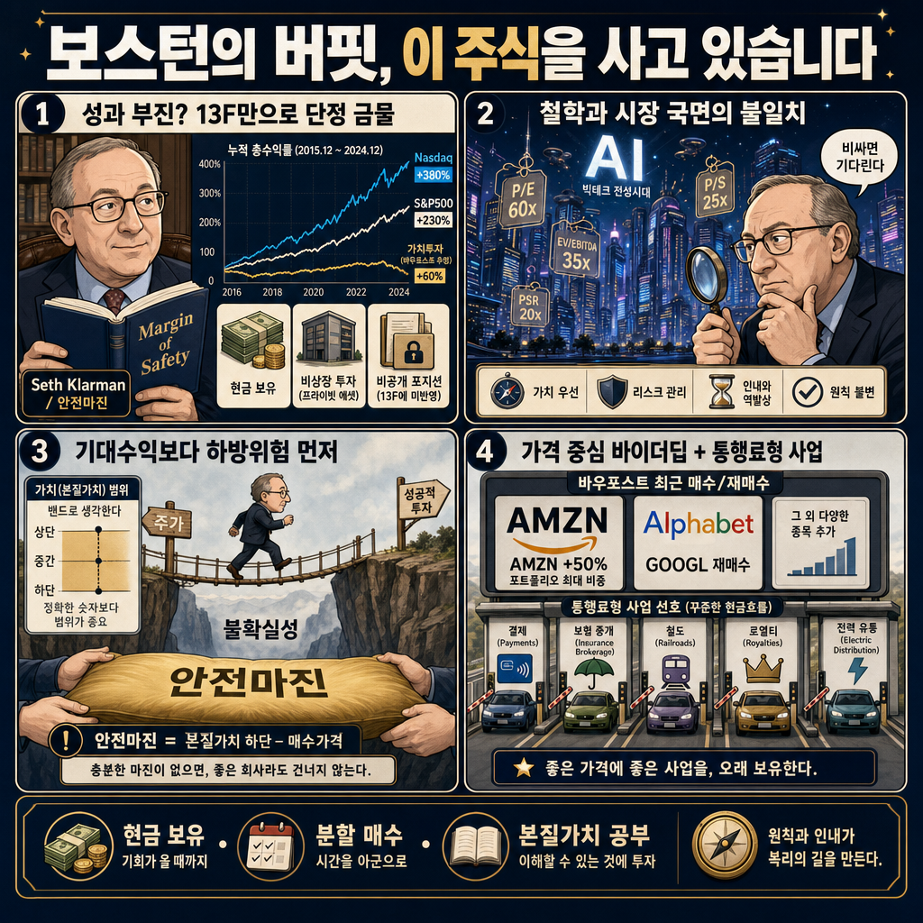[월가아재] 보스턴의 버핏, 이 주식을 사고 있습니다 내용을 설명하는 본문 이미지
