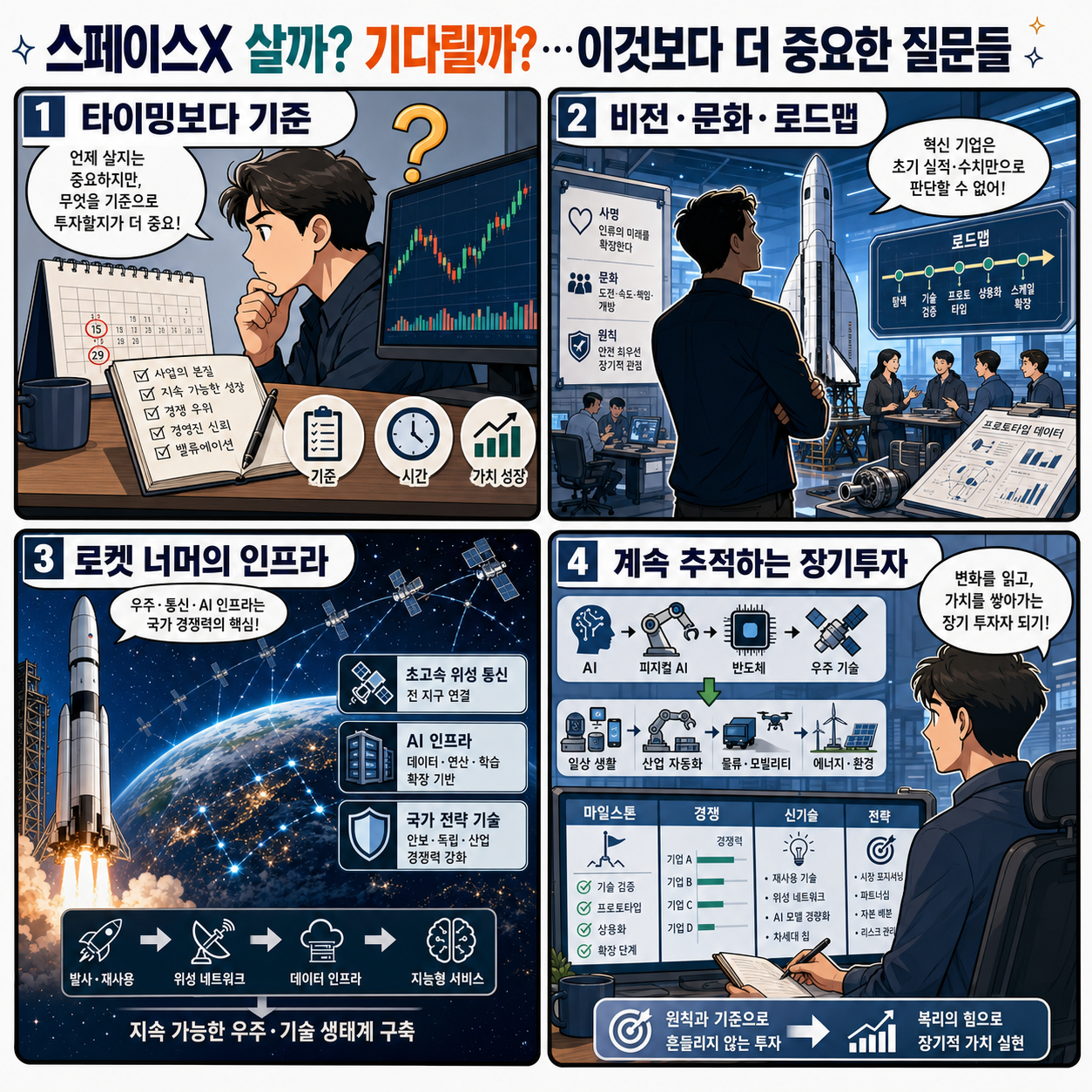 스페이스X 살까? 기다릴까?…이것보다 더 중요한 질문들 내용을 설명하는 본문 이미지