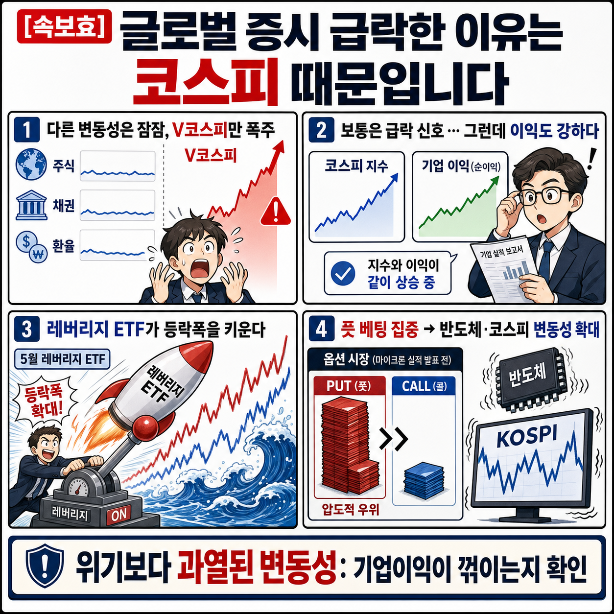 [속보효] 글로벌 증시 급락한 이유는 코스피 때문입니다. 제 생각을 시원하게 말씀드릴게요 내용을 설명하는 본문 이미지