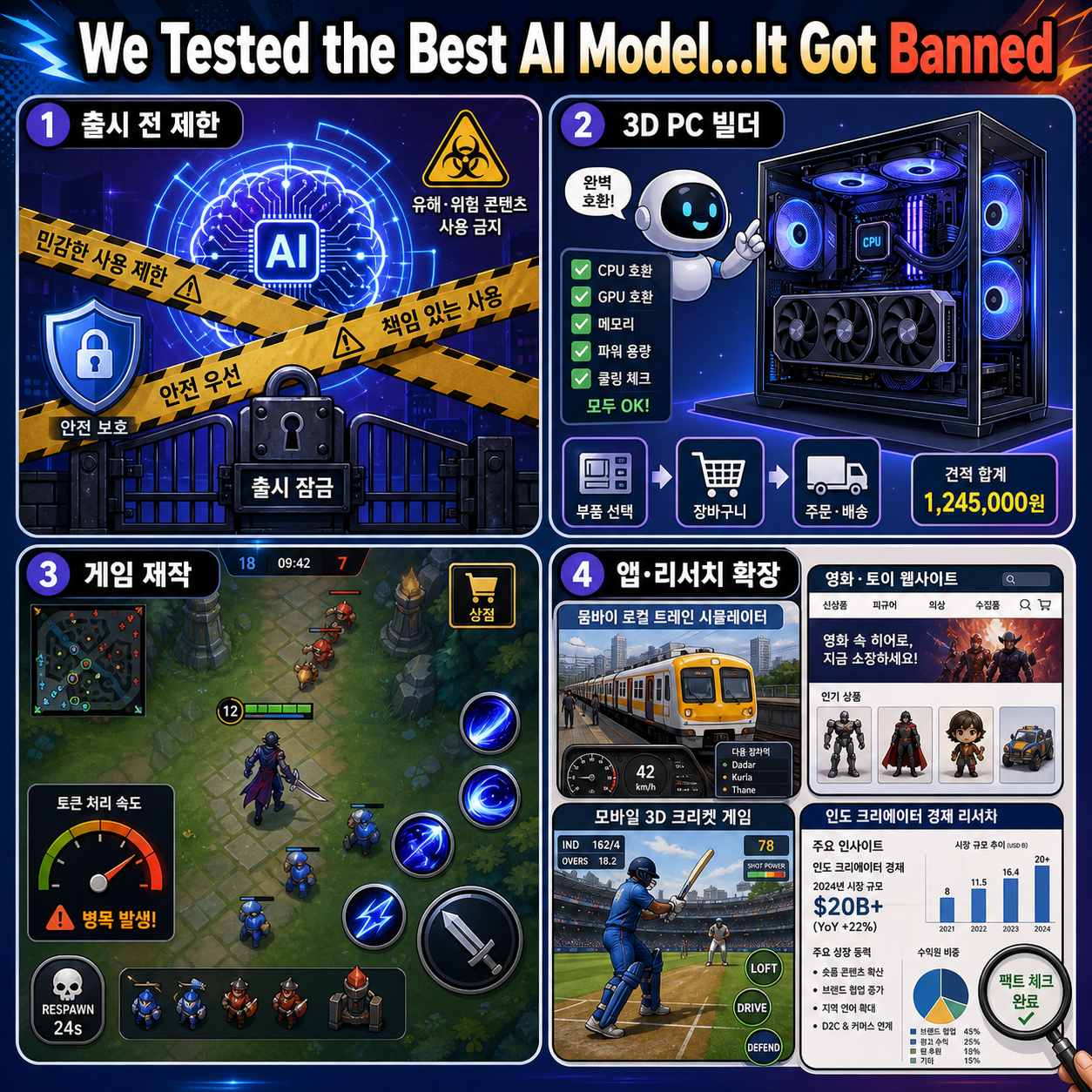We Tested the Best AI Model…It Got Banned 내용을 설명하는 본문 이미지