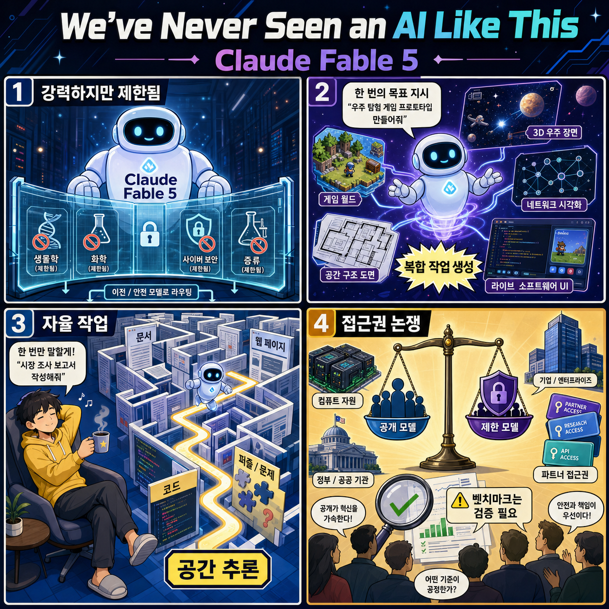 We''ve Never Seen an AI Like This (Claude Fable 5) 내용을 설명하는 본문 이미지