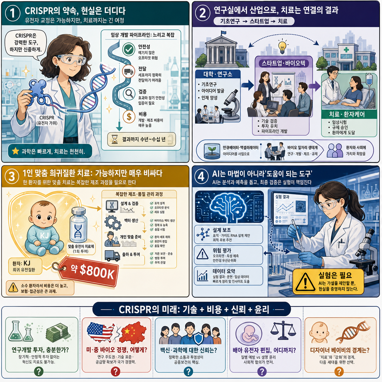 Why AI Hasn''t Cured Anything...Yet, According to Jennifer Doudna 내용을 설명하는 본문 이미지