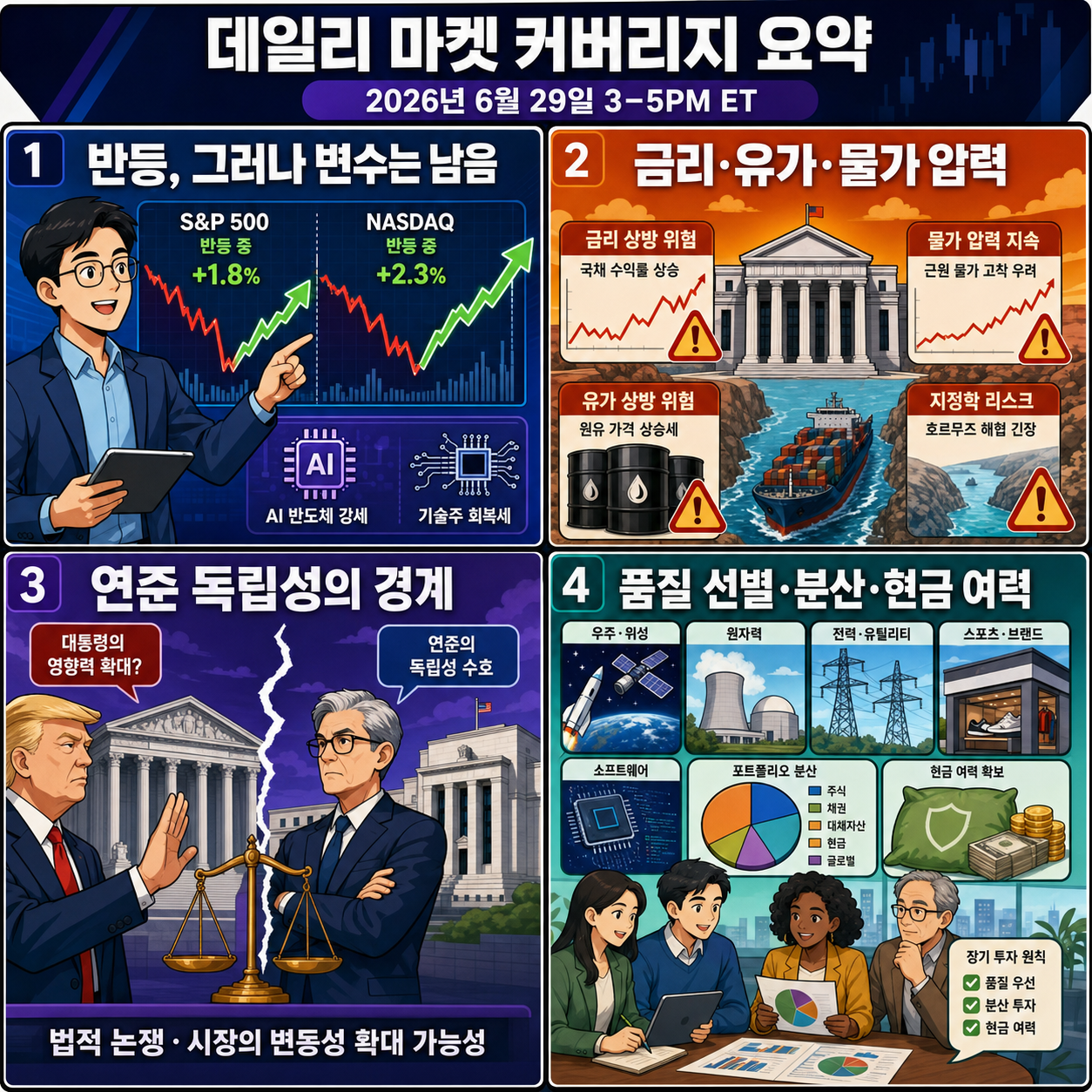 Yahoo Finance Live: Daily Market Coverage - June 29, 2026 3PM - 5PM (ET) 내용을 설명하는 본문 이미지